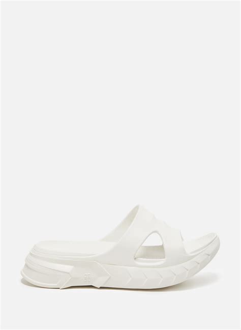 givenchy claquette femme fourrure|givenchy marshmallow sandals.